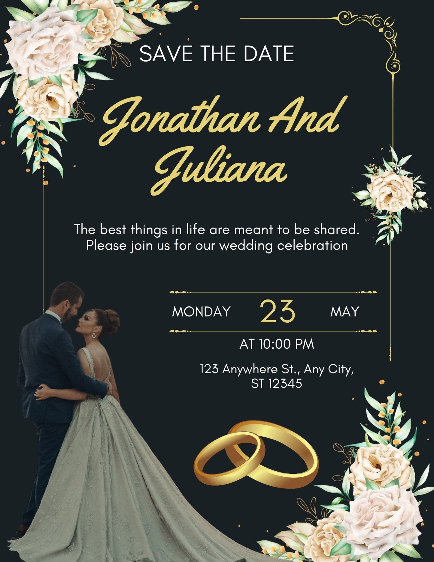 Editable Wedding Invitation Set â Vibrant, Elegant & Easy to Customize